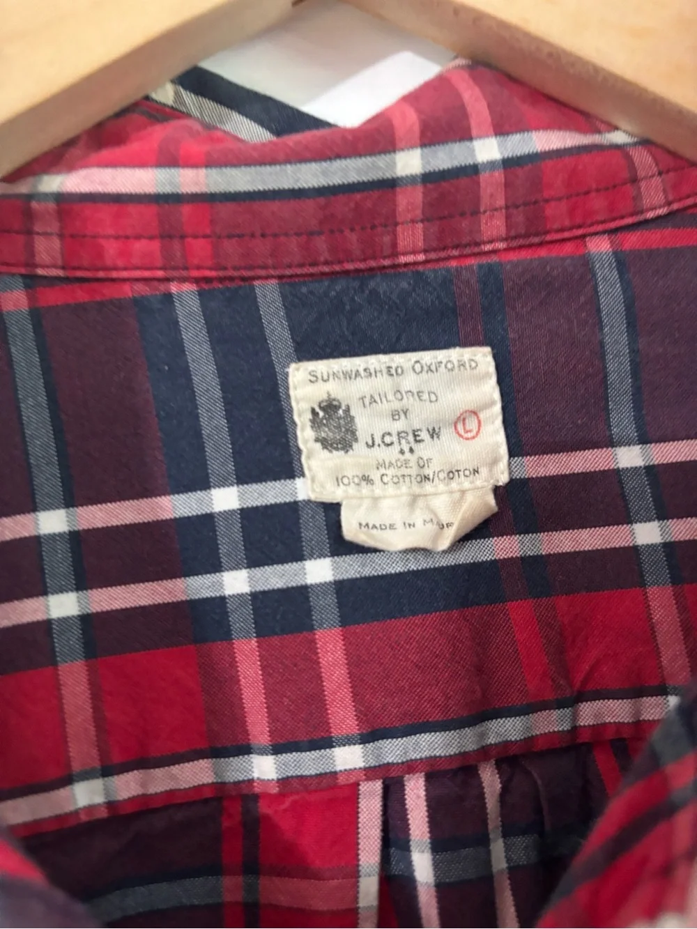 J. Crew Plaid Men's Button-Up Shirt